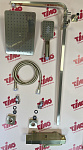 Душевая система с термостатом Timo Tetra-thermo SX-0169/17 золото матовое, фото 3